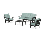 Prairie 4-Piece Deep Seating Set with Sofa