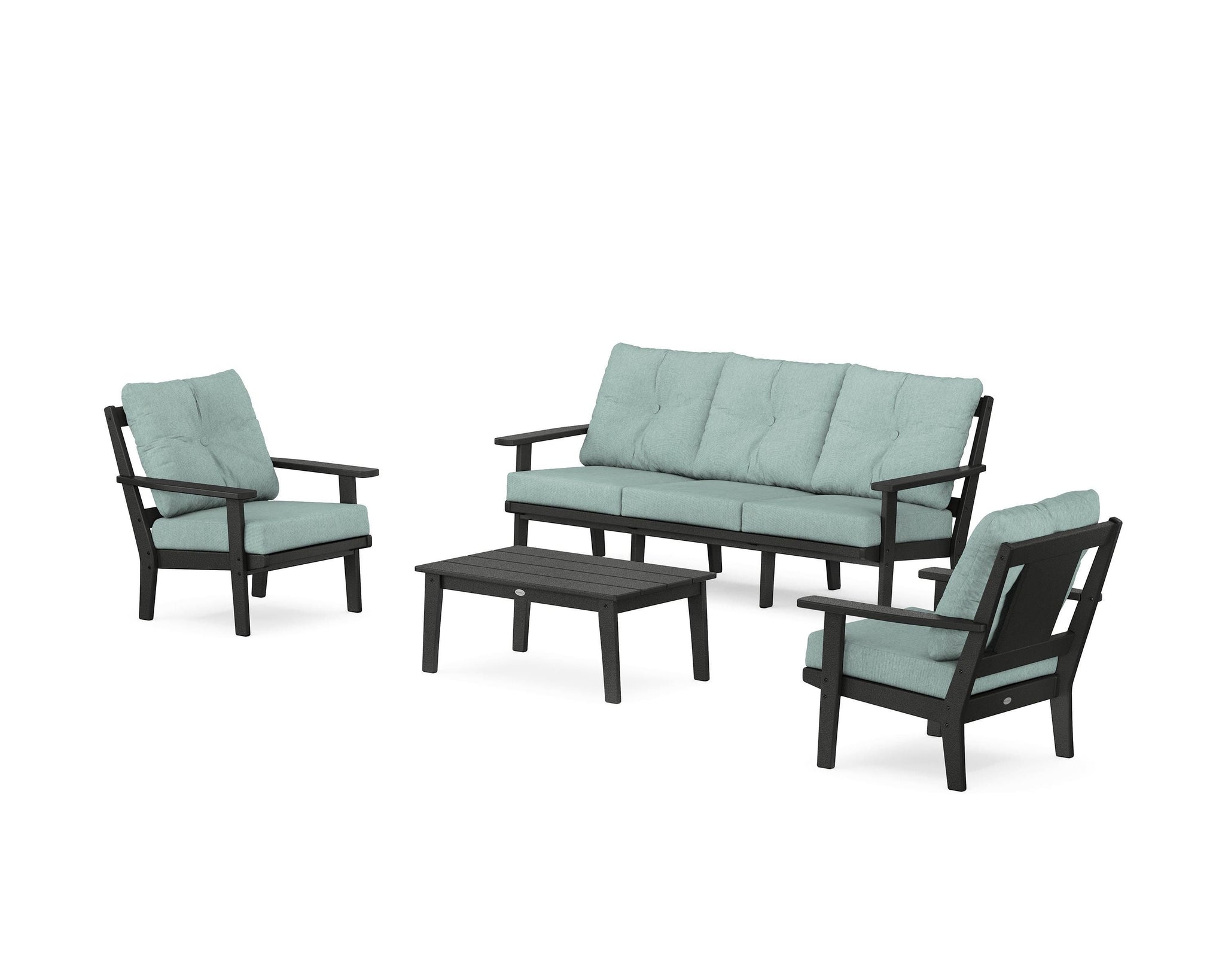 Prairie 4-Piece Deep Seating Set with Sofa