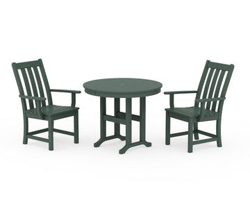 Vineyard 3-Piece Round Dining Set