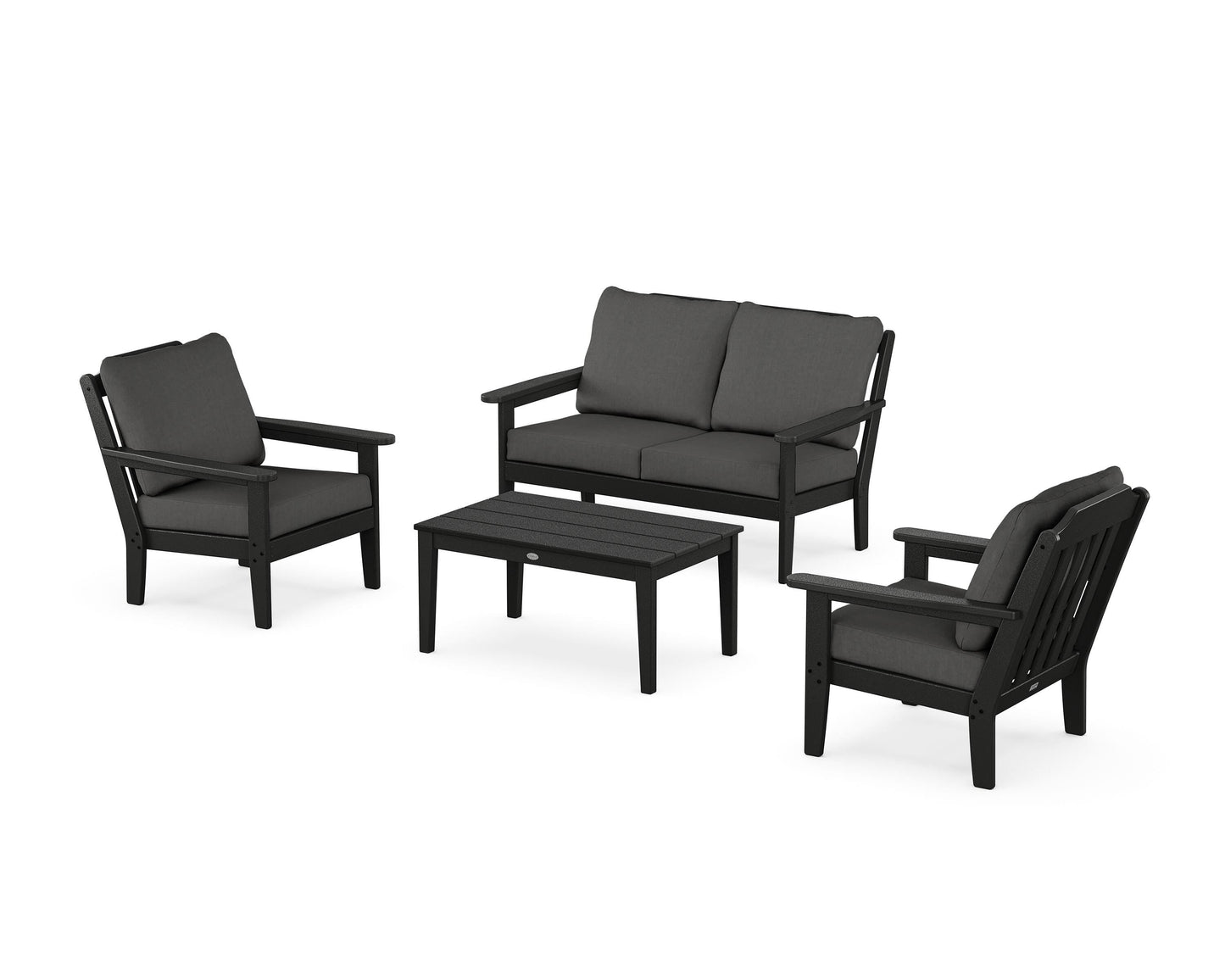 Cottage 4-Piece Deep Seating Set with Loveseat