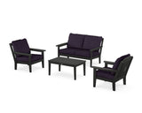 Cottage 4-Piece Deep Seating Set with Loveseat