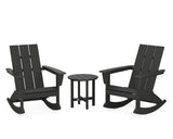 Modern 3-Piece Adirondack Rocking Chair Set