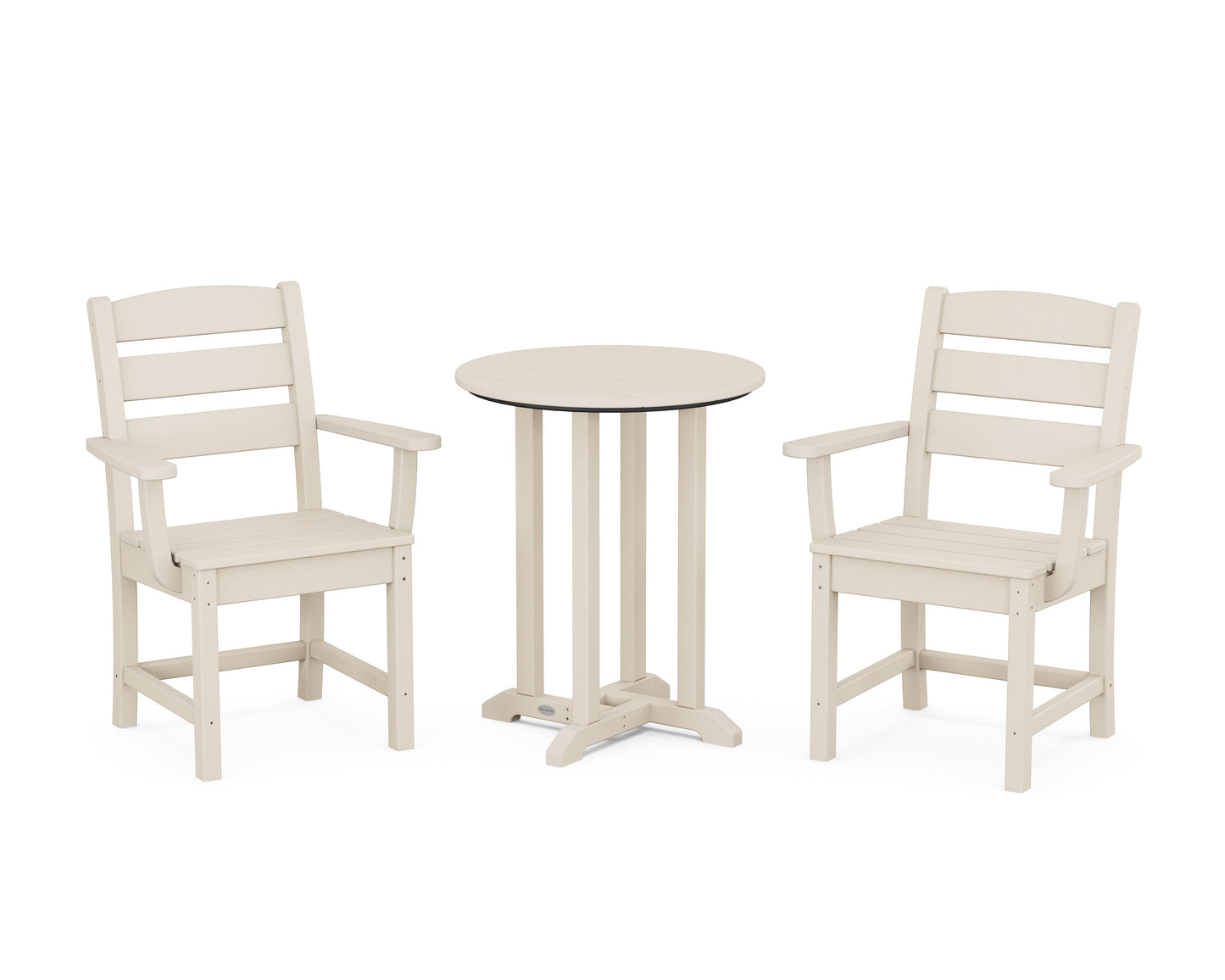 Lakeside 3-Piece Round Bistro Dining Set