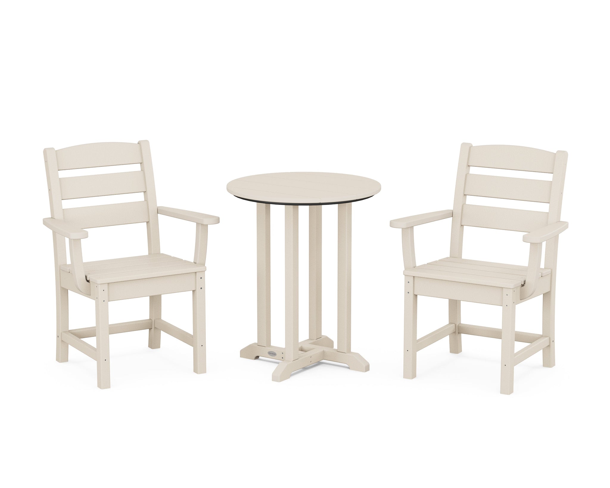 Lakeside 3-Piece Round Bistro Dining Set