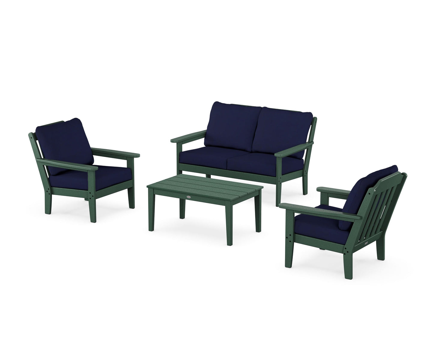 Cottage 4-Piece Deep Seating Set with Loveseat