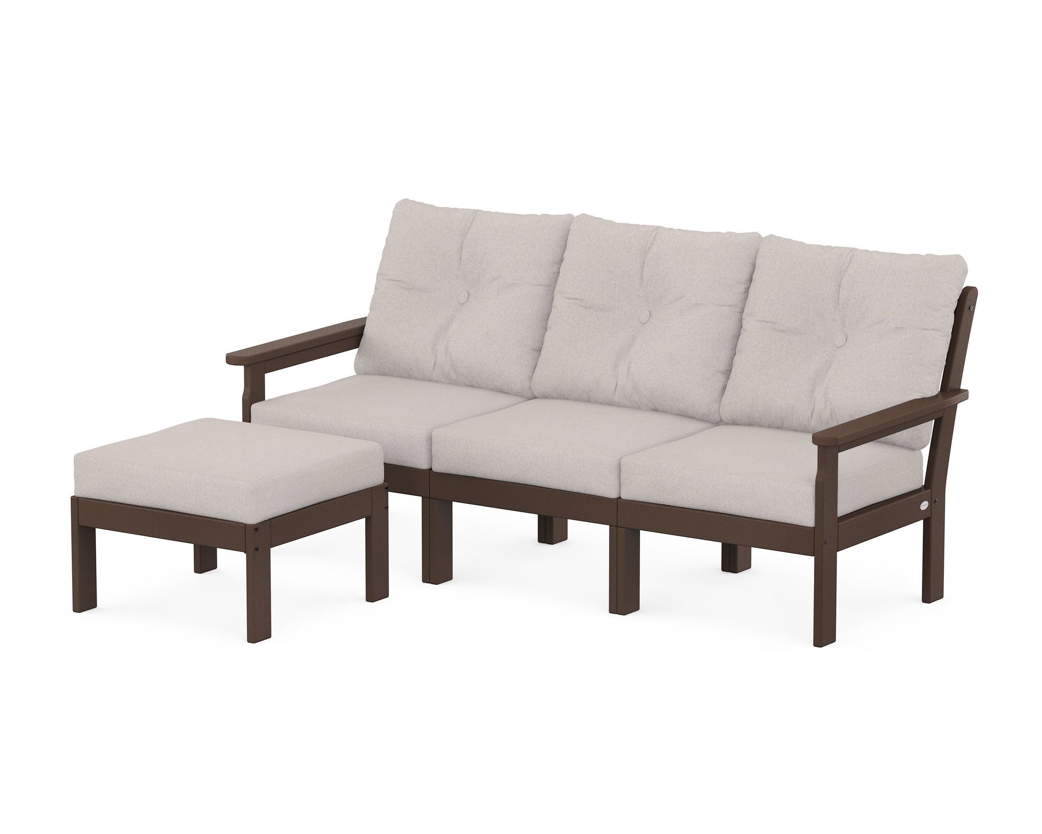 Vineyard 4-Piece Sectional with Ottoman