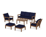 Chippendale 6-Piece Lounge Sofa Set