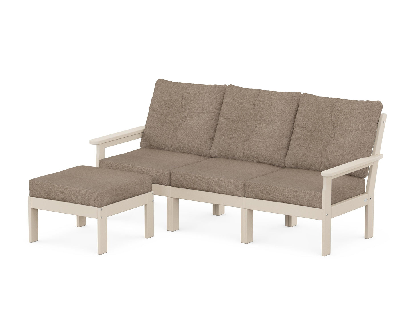 Vineyard 4-Piece Sectional with Ottoman