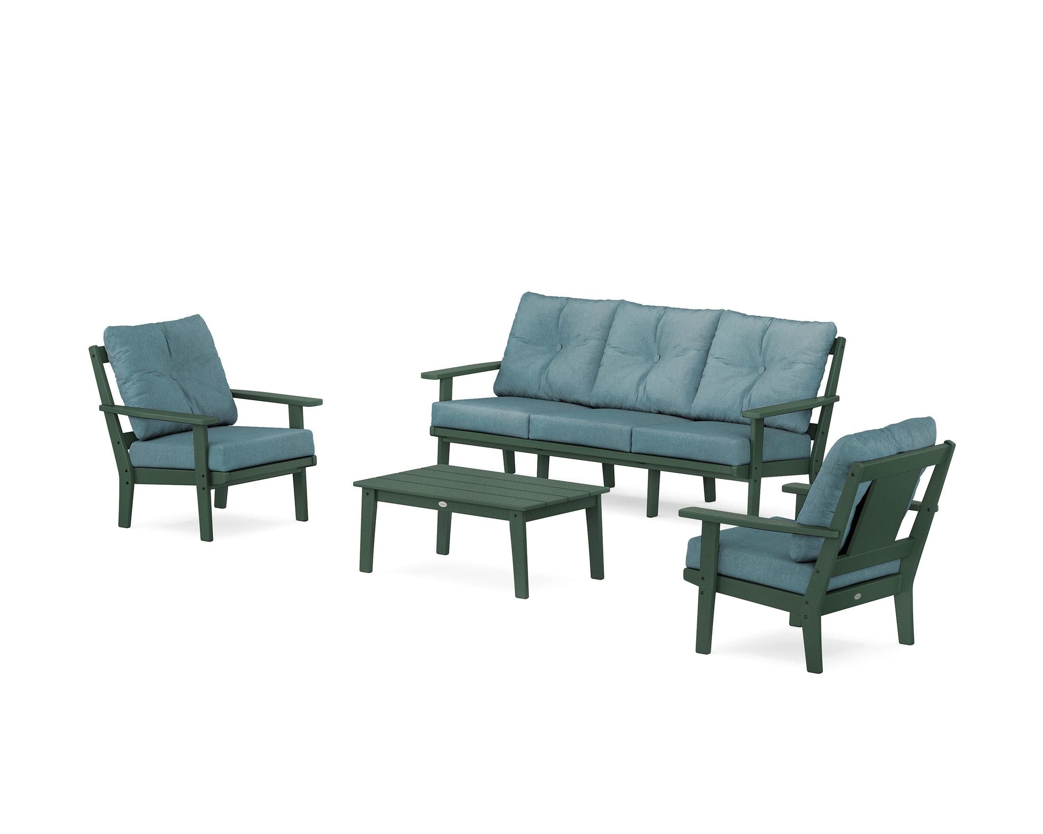 Prairie 4-Piece Deep Seating Set with Sofa