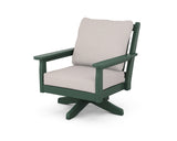 Chippendale Deep Seating Swivel Chair