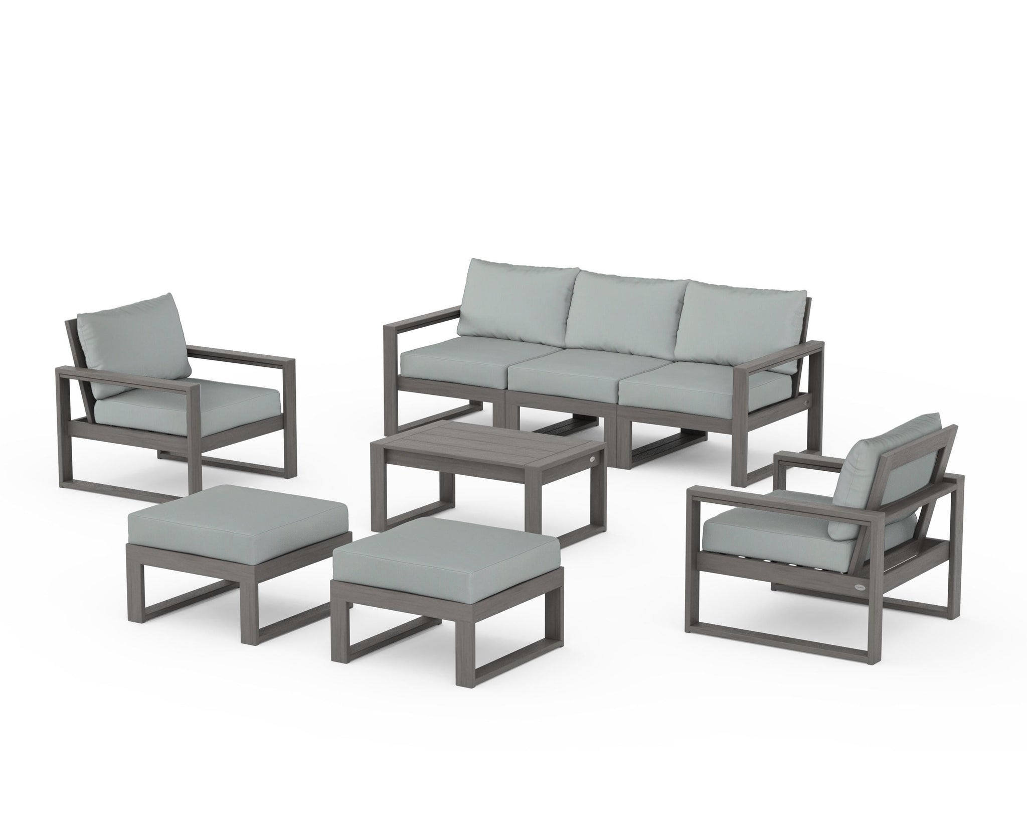 EDGE Sectional 8-Piece Lounge Sofa Set