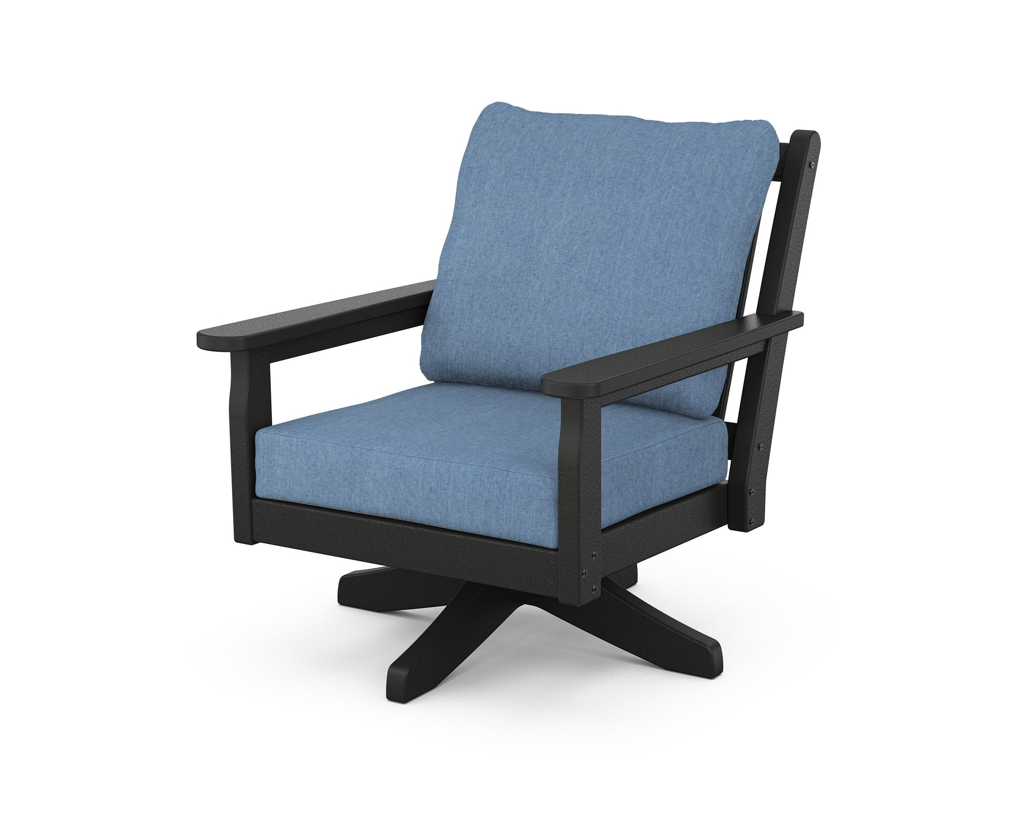 Chippendale Deep Seating Swivel Chair