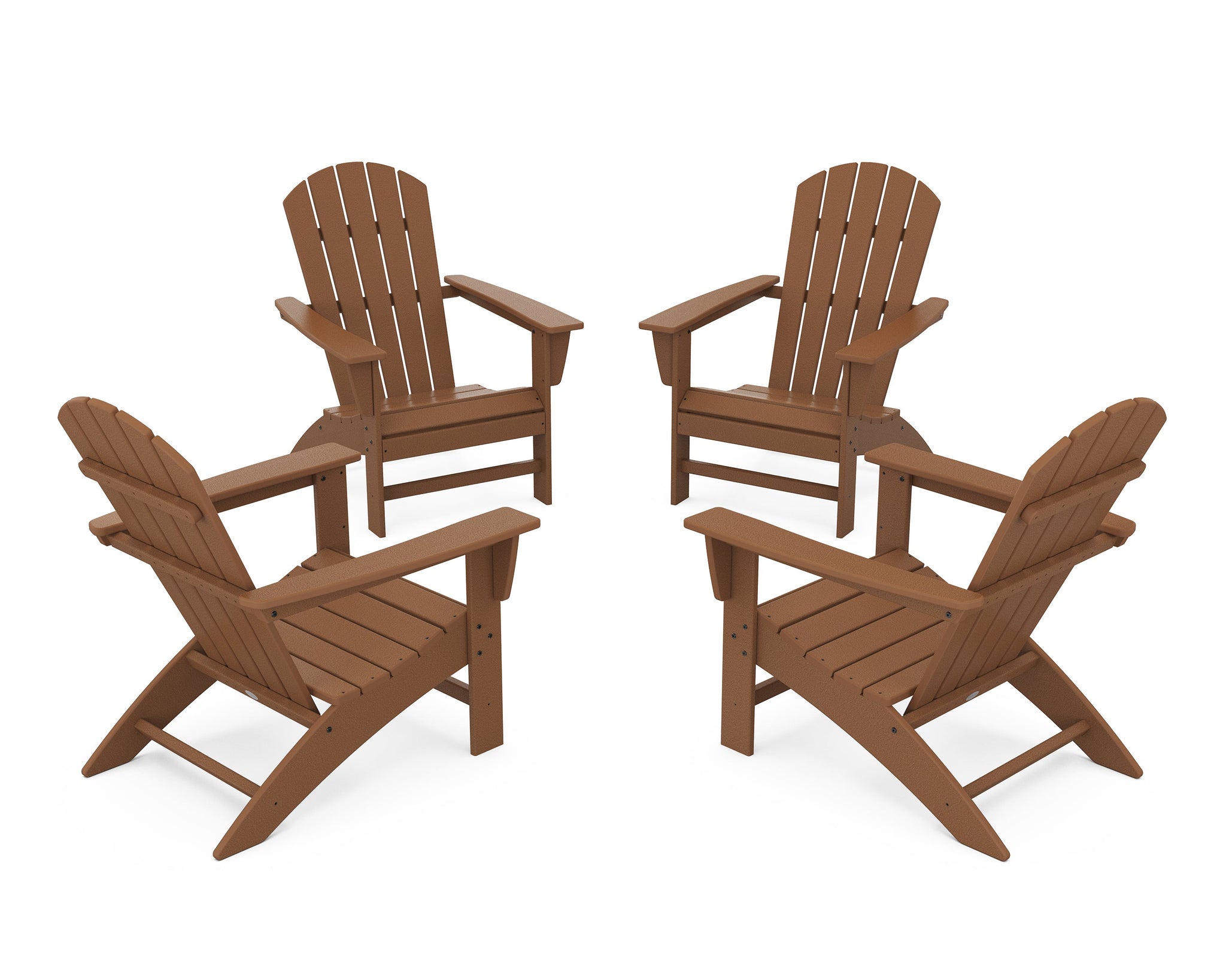 Nautical 4-Piece Adirondack Conversation Set