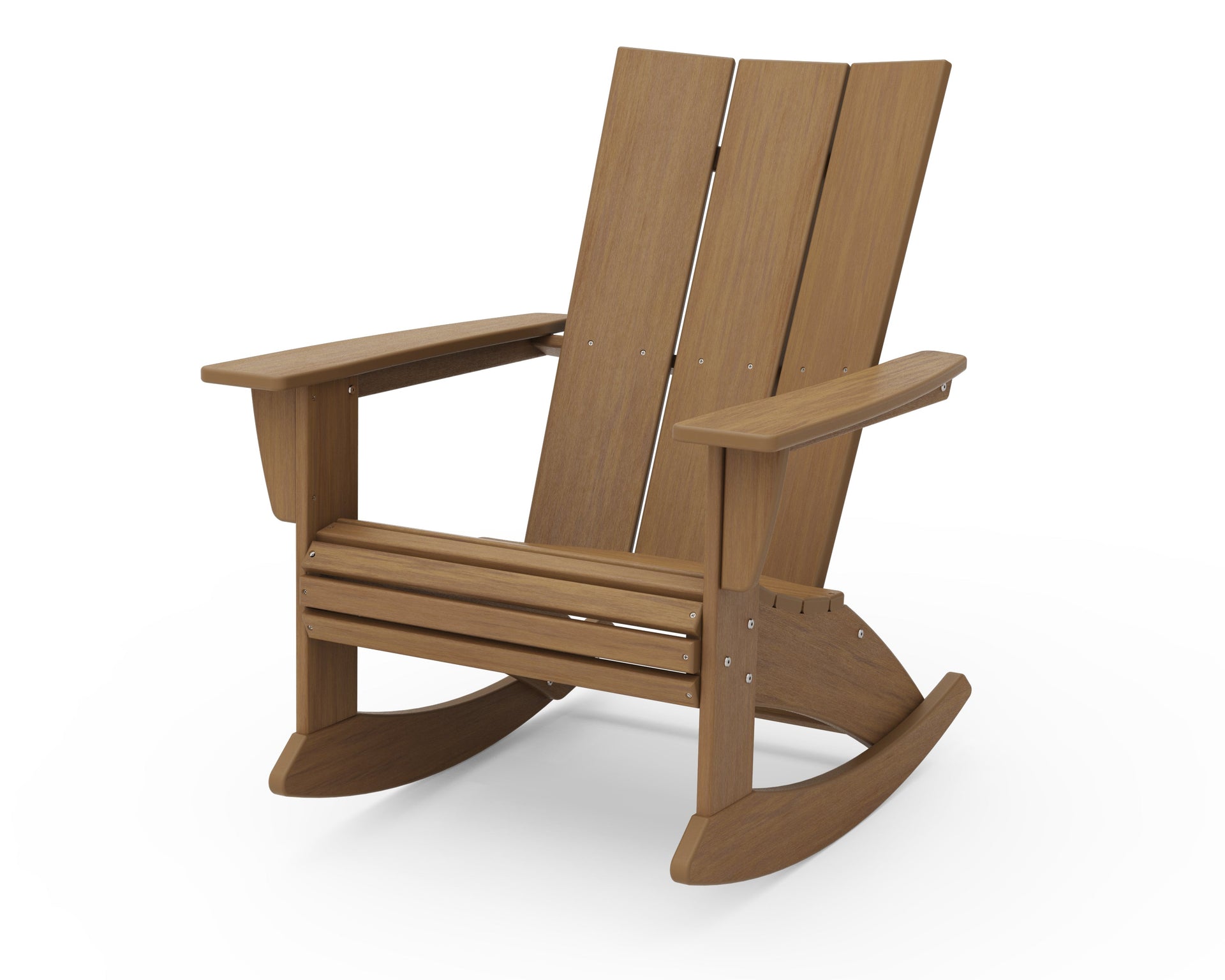 Modern Curveback Adirondack Rocking Chair