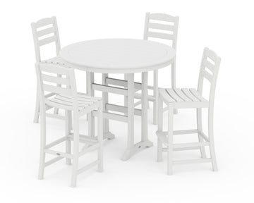 La Casa Café 5-Piece Side Chair Bar Dining Set