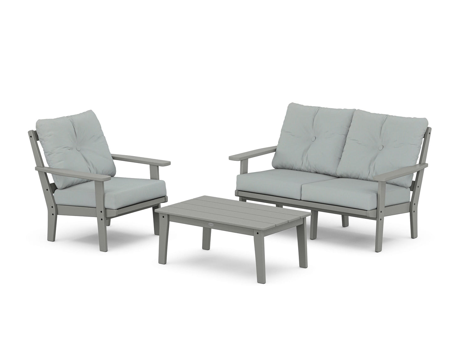 Prairie 3-Piece Deep Seating Set with Loveseat