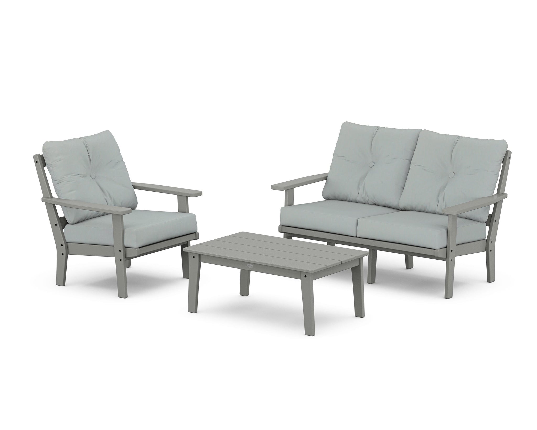 Prairie 3-Piece Deep Seating Set with Loveseat