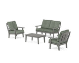 Mission 4-Piece Deep Seating Set with Loveseat
