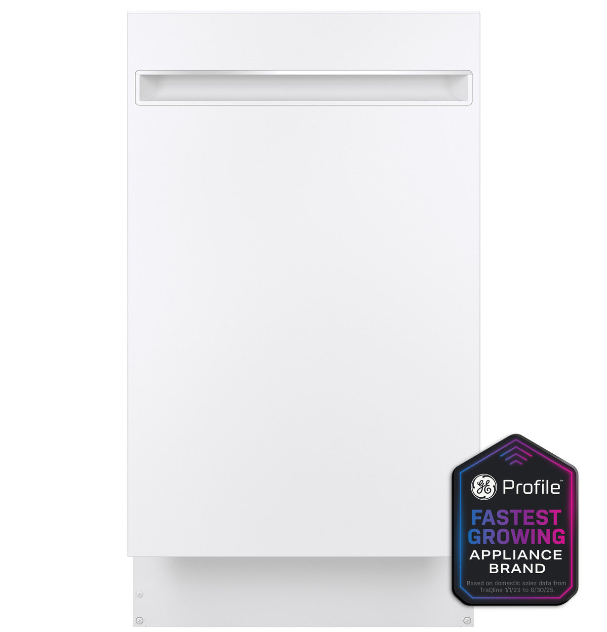 GE Profile™ ENERGY STAR® 18" ADA Compliant Stainless Steel Interior Dishwasher with Sanitize Cycle