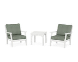 Chinoiserie 3-Piece Deep Seating Set