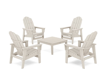 5-Piece Vineyard Grand Upright Adirondack Chair Conversation Group