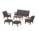 Chippendale 6-Piece Lounge Sofa Set