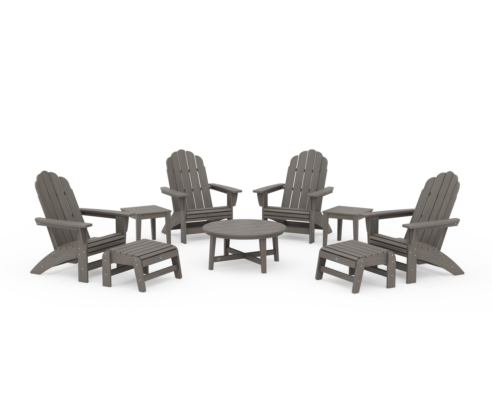 Vineyard Grand Adirondack 9-Piece Conversation Set