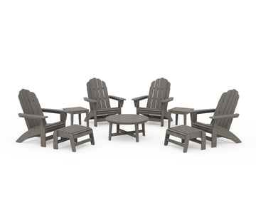 Vineyard Grand Adirondack 9-Piece Conversation Set