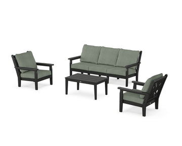 Chippendale 4-Piece Deep Seating Set with Sofa