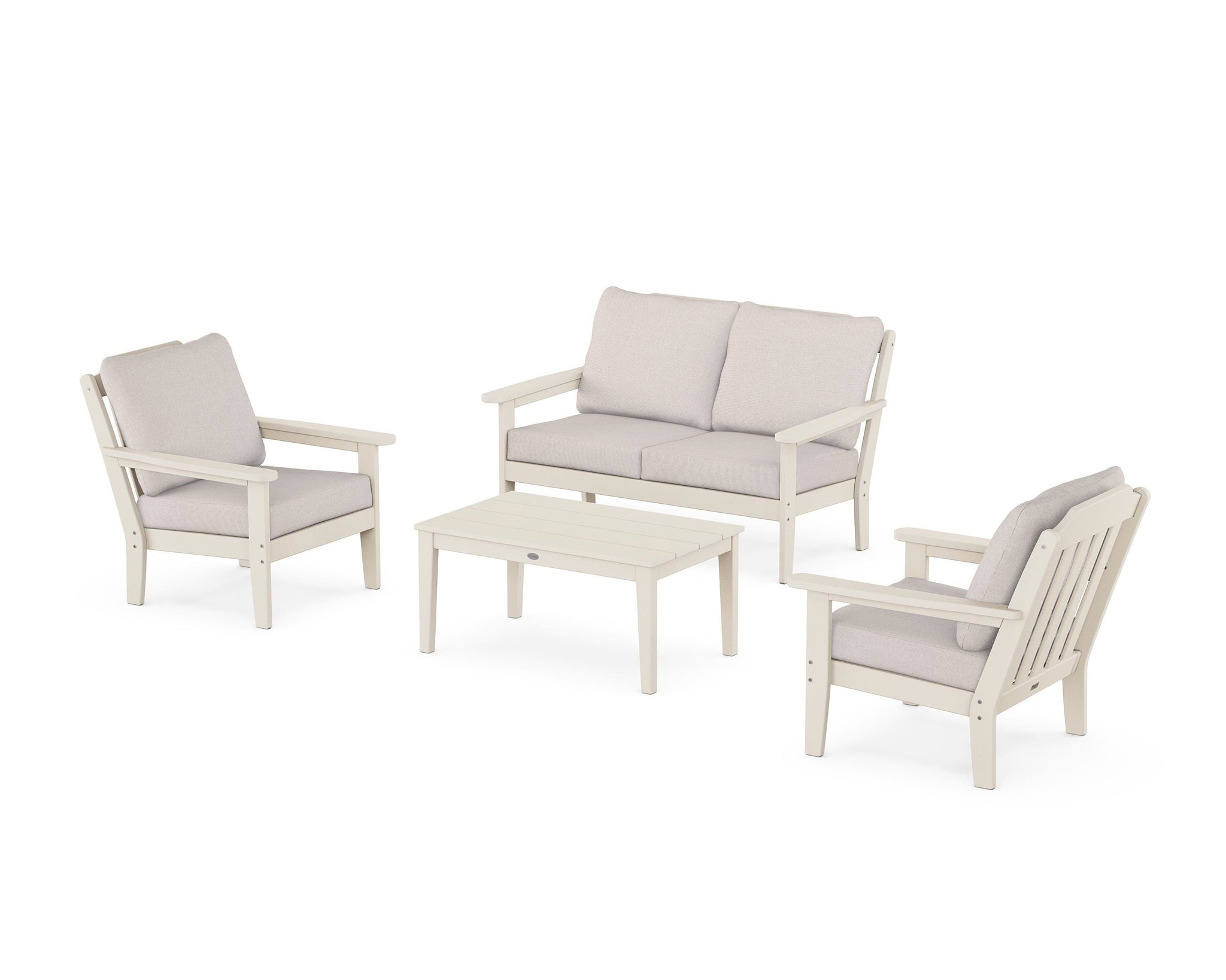 Cottage 4-Piece Deep Seating Set with Loveseat