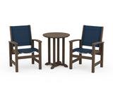 Coastal 3-Piece Round Bistro Dining Set