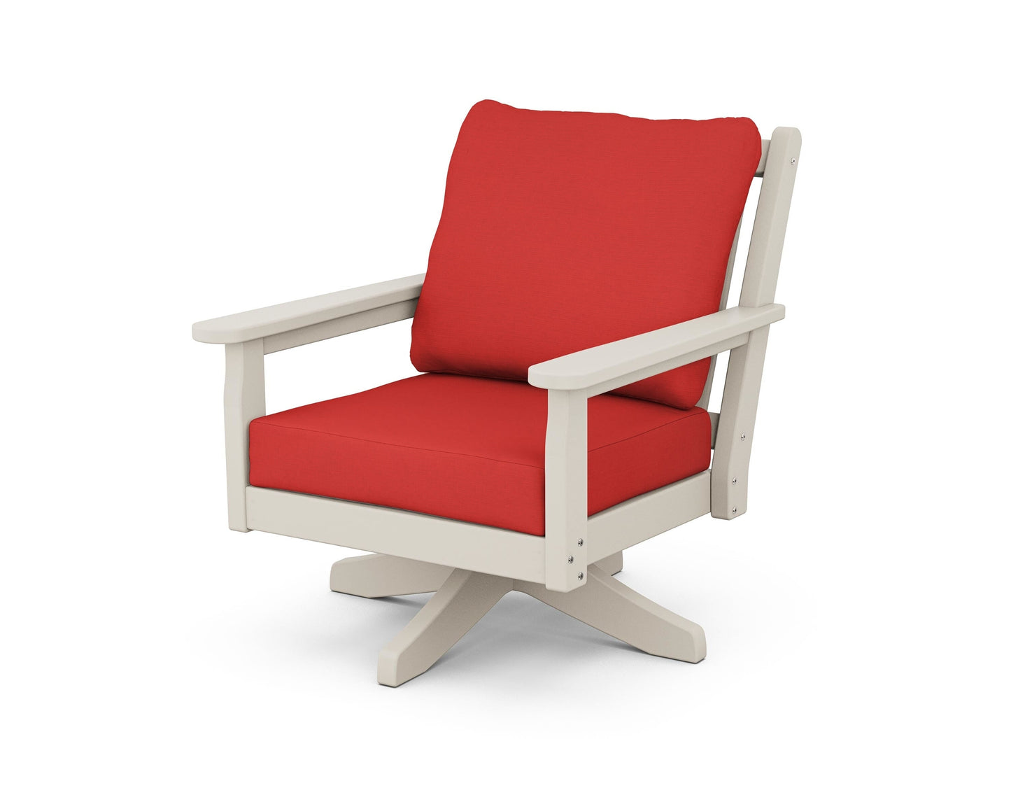 Chippendale Deep Seating Swivel Chair