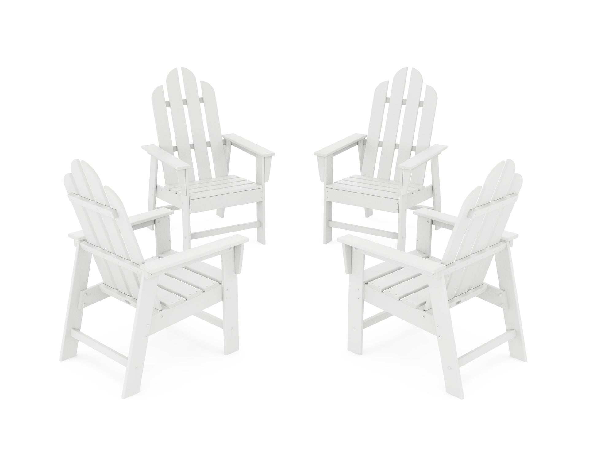 Long Island 4-Piece Upright Adirondack Conversation Set