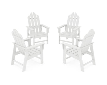 Long Island 4-Piece Upright Adirondack Conversation Set