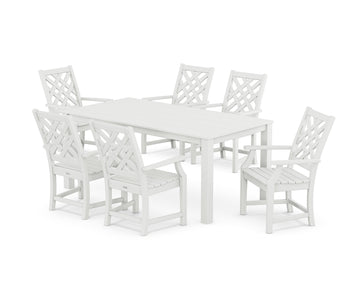 Wovendale Arm Chair 7-Piece Parsons Dining Set