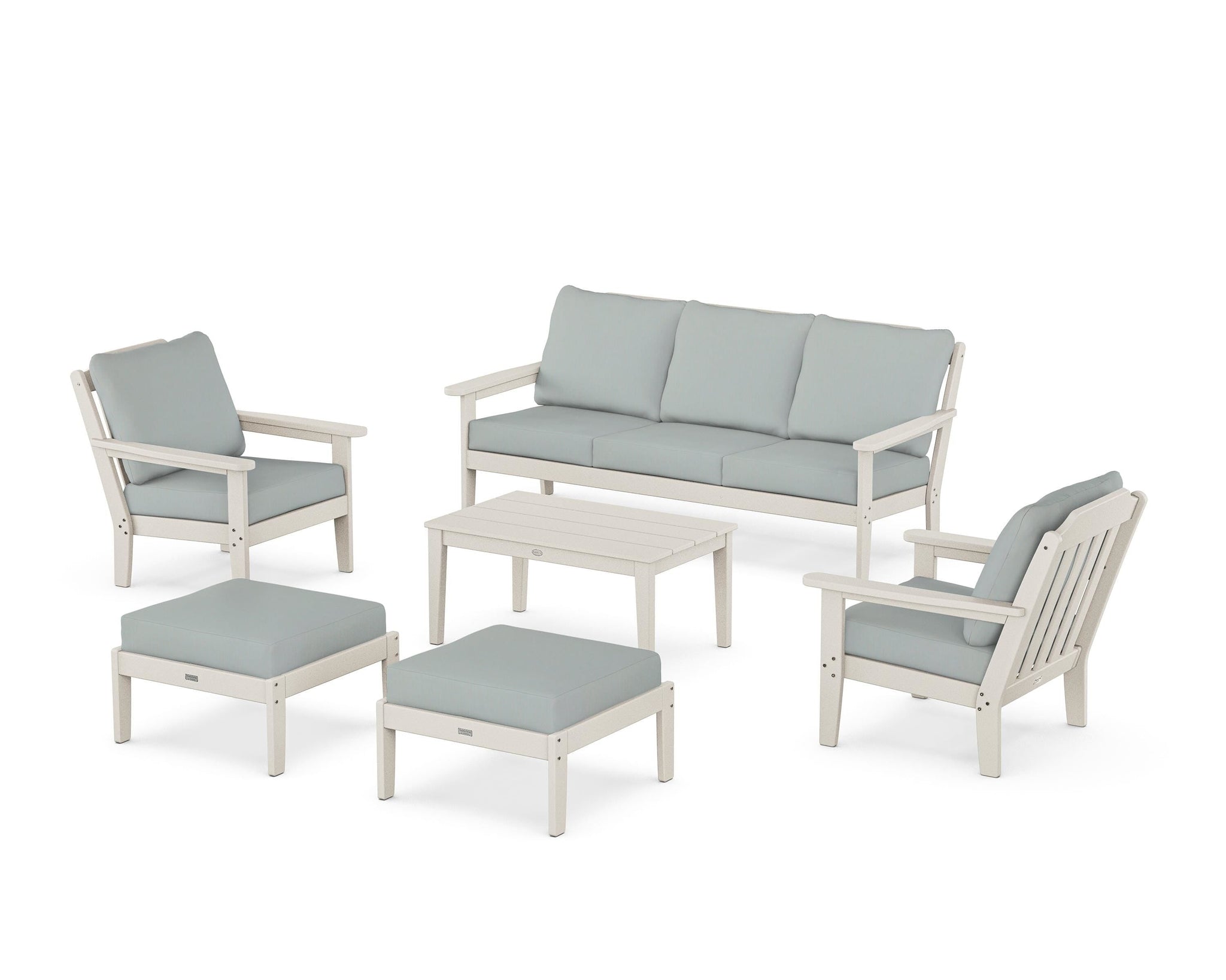 Cottage 6-Piece Lounge Sofa Set