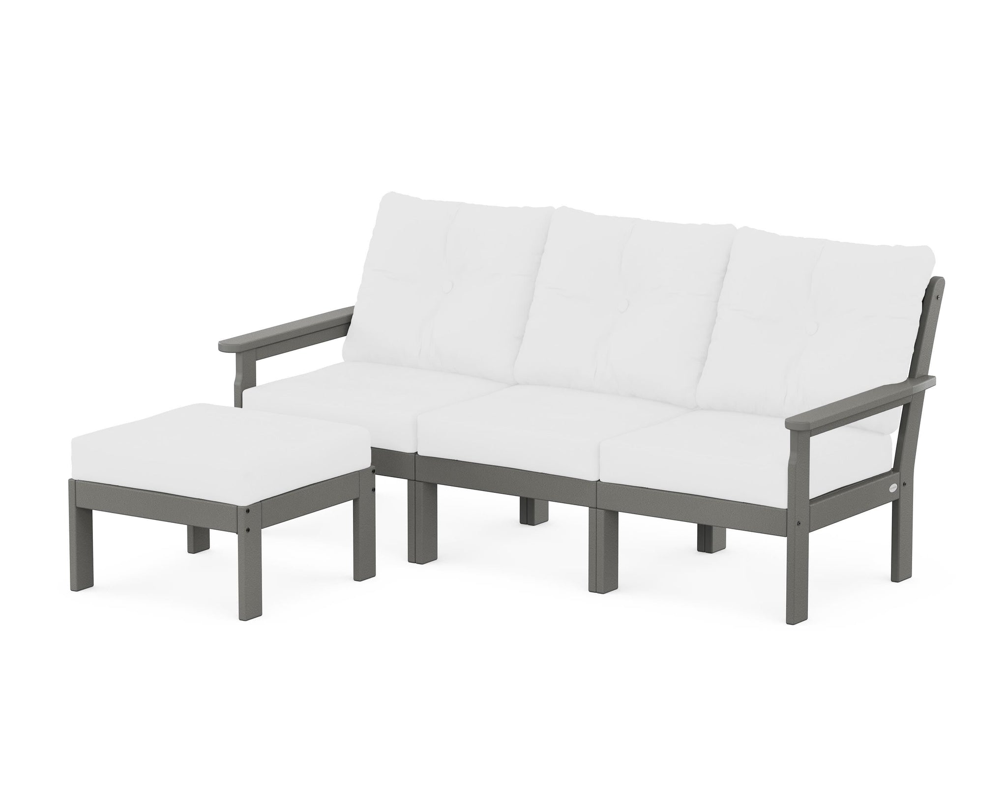 Vineyard 4-Piece Sectional with Ottoman