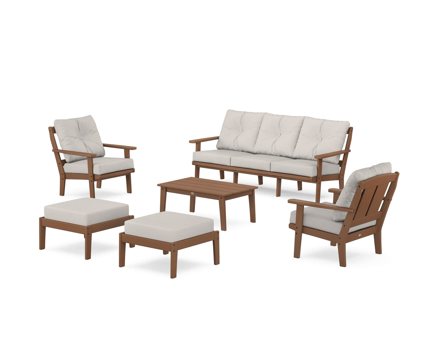 Mission 6-Piece Lounge Sofa Set