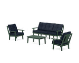 Prairie 4-Piece Deep Seating Set with Sofa