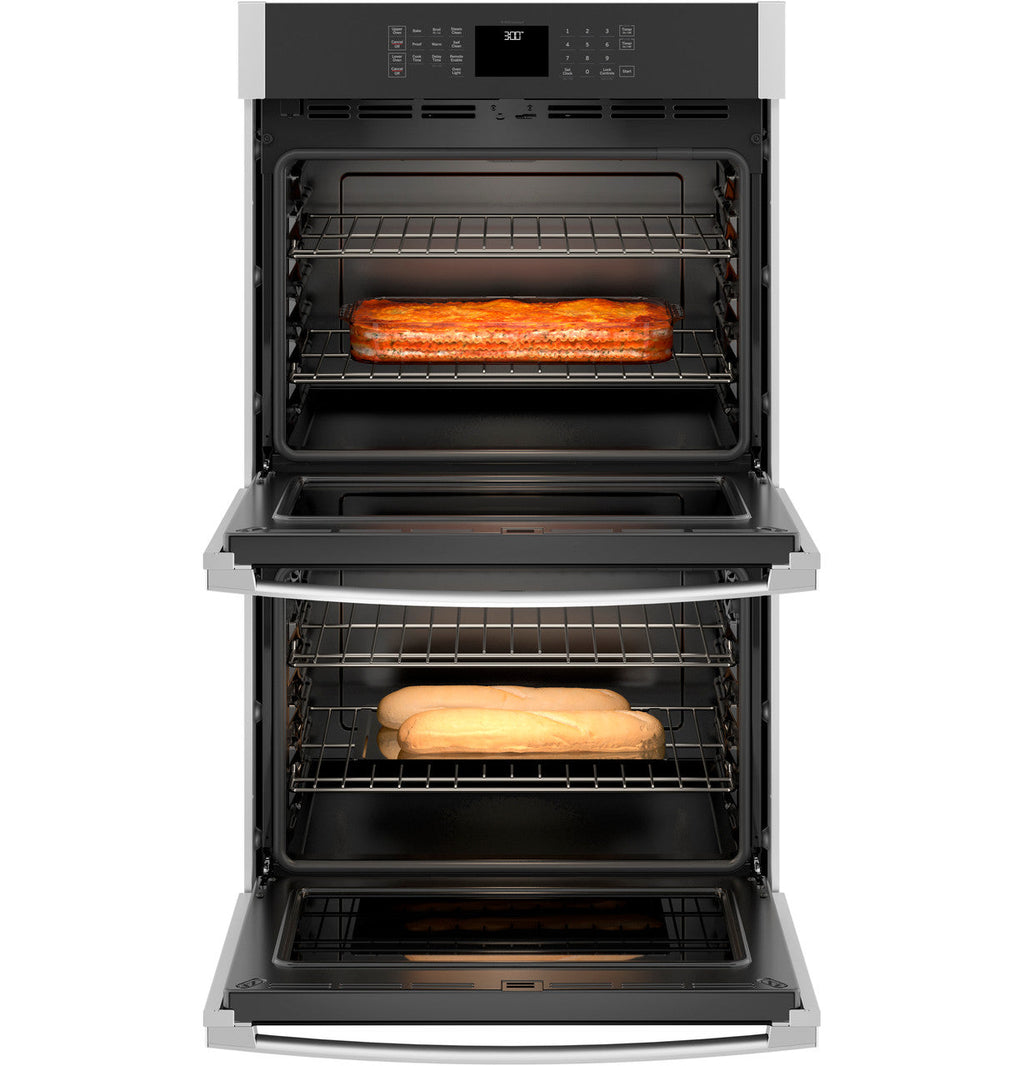 GE® 30" Smart Built-In Self-Clean Double Wall Oven
