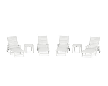 Signature Chaise 6-Piece Set with Wheels