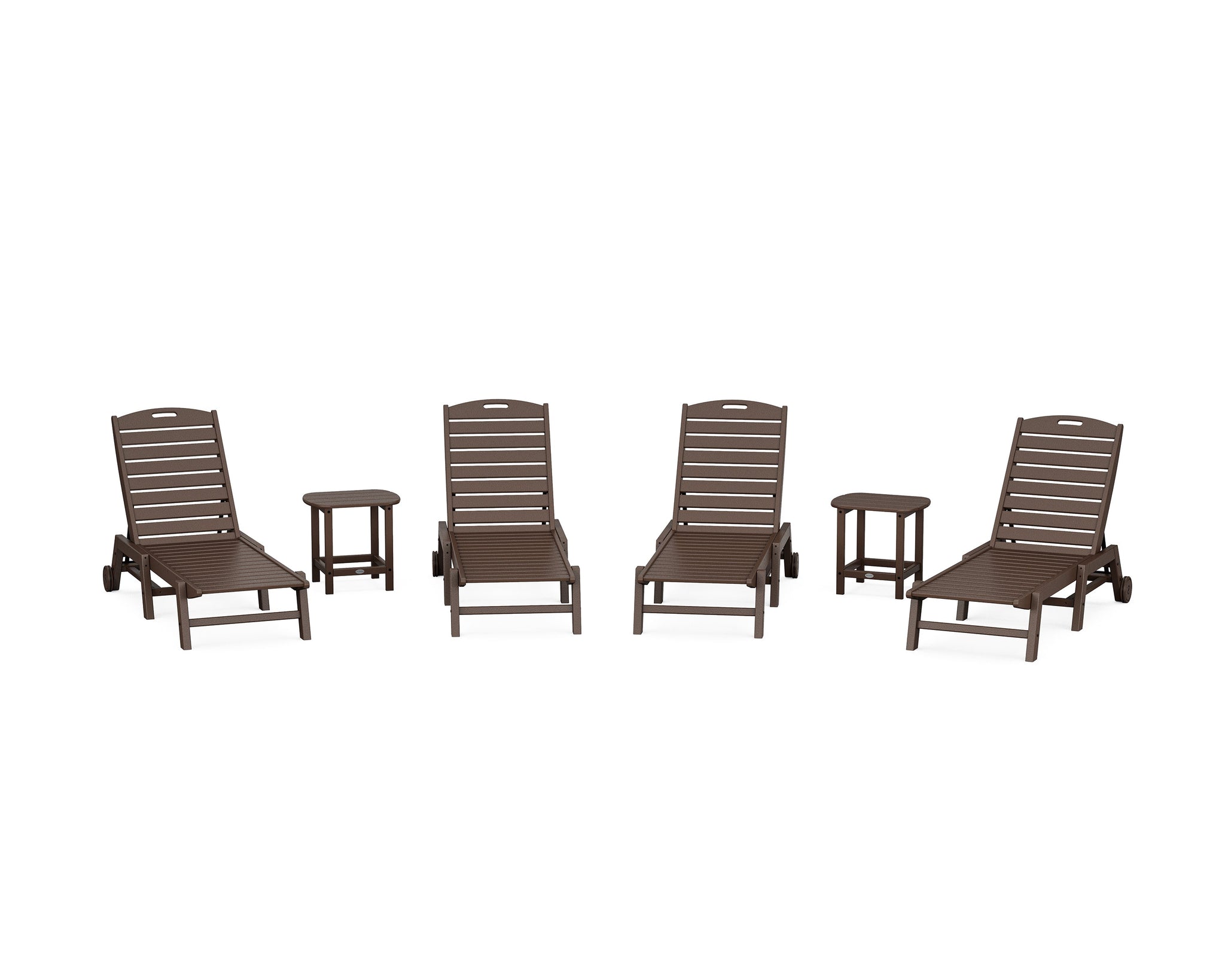 Nautical Chaise 6-Piece Set with Wheels