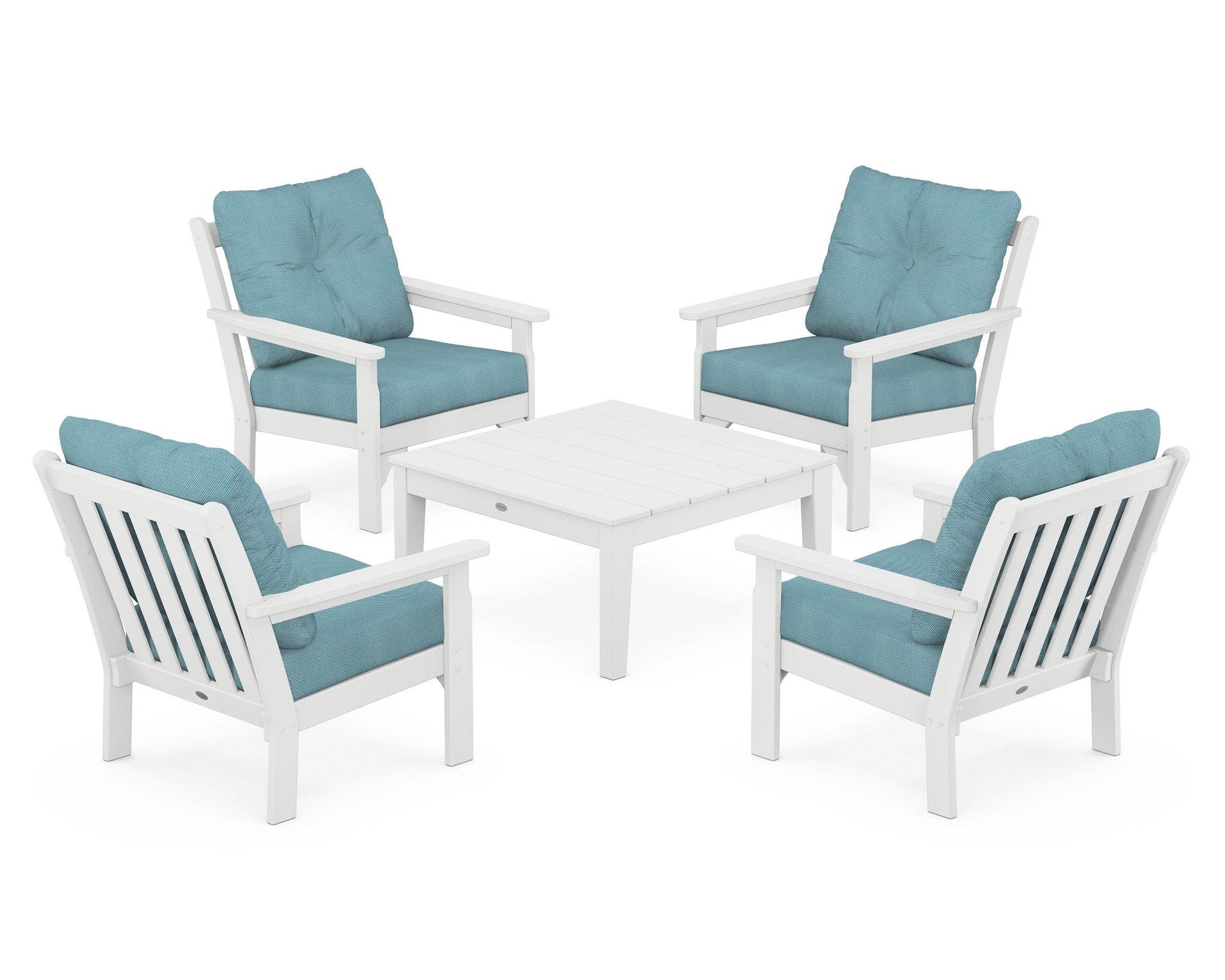 Vineyard 5-Piece Deep Seating Conversation Set