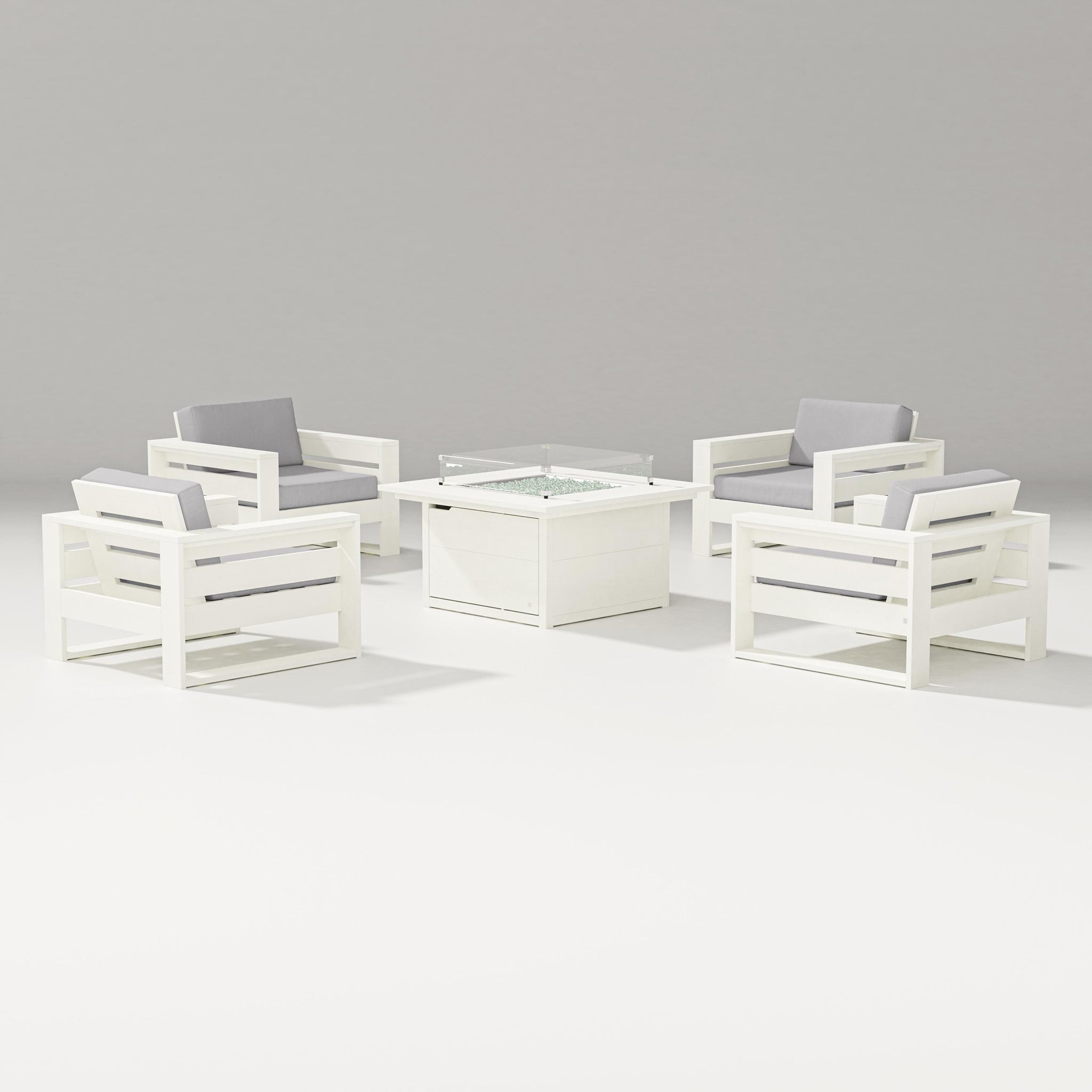 Latitude 5-Piece Lounge Fire Table Set