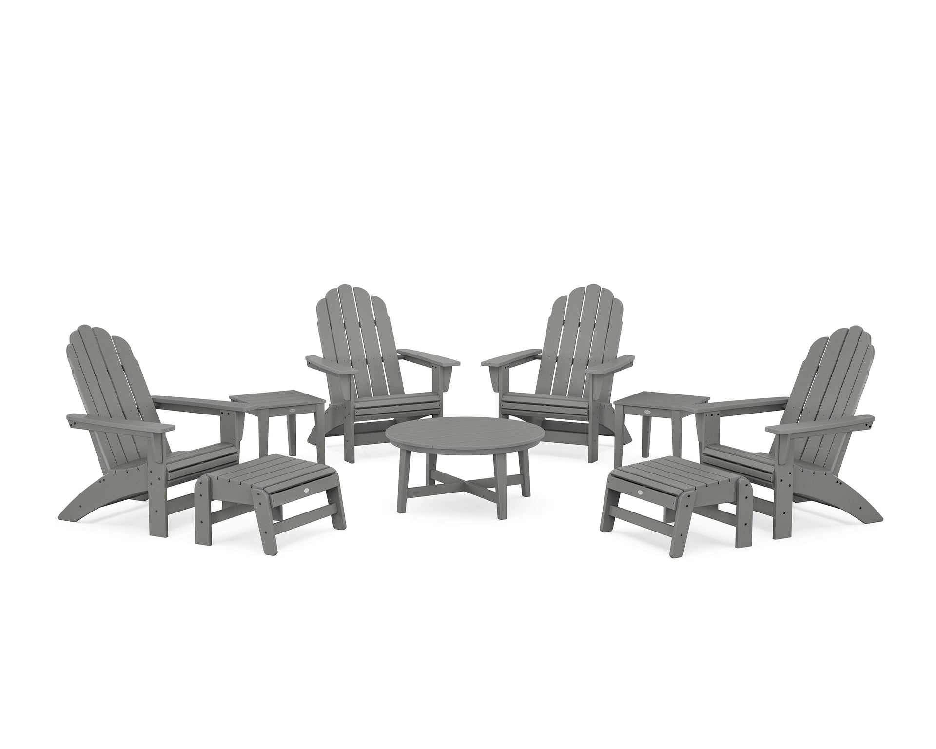 Vineyard Grand Adirondack 9-Piece Conversation Set