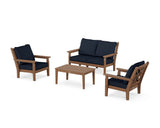 Chippendale 4-Piece Deep Seating Set with Loveseat