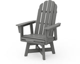 Vineyard Curveback Adirondack Swivel Dining Chair