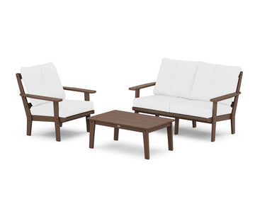 Oxford 3-Piece Deep Seating Set with Loveseat