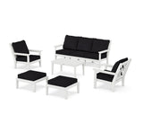 Chippendale 6-Piece Lounge Sofa Set