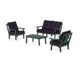 Prairie 4-Piece Deep Seating Set with Loveseat
